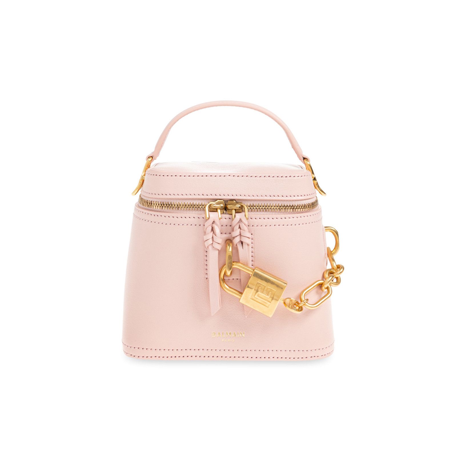 Balmain BALMAIN Pulse $1895 Pink Leather Vanity Bag New & Authentic Size ONE SIZE - 1 Thumbnail