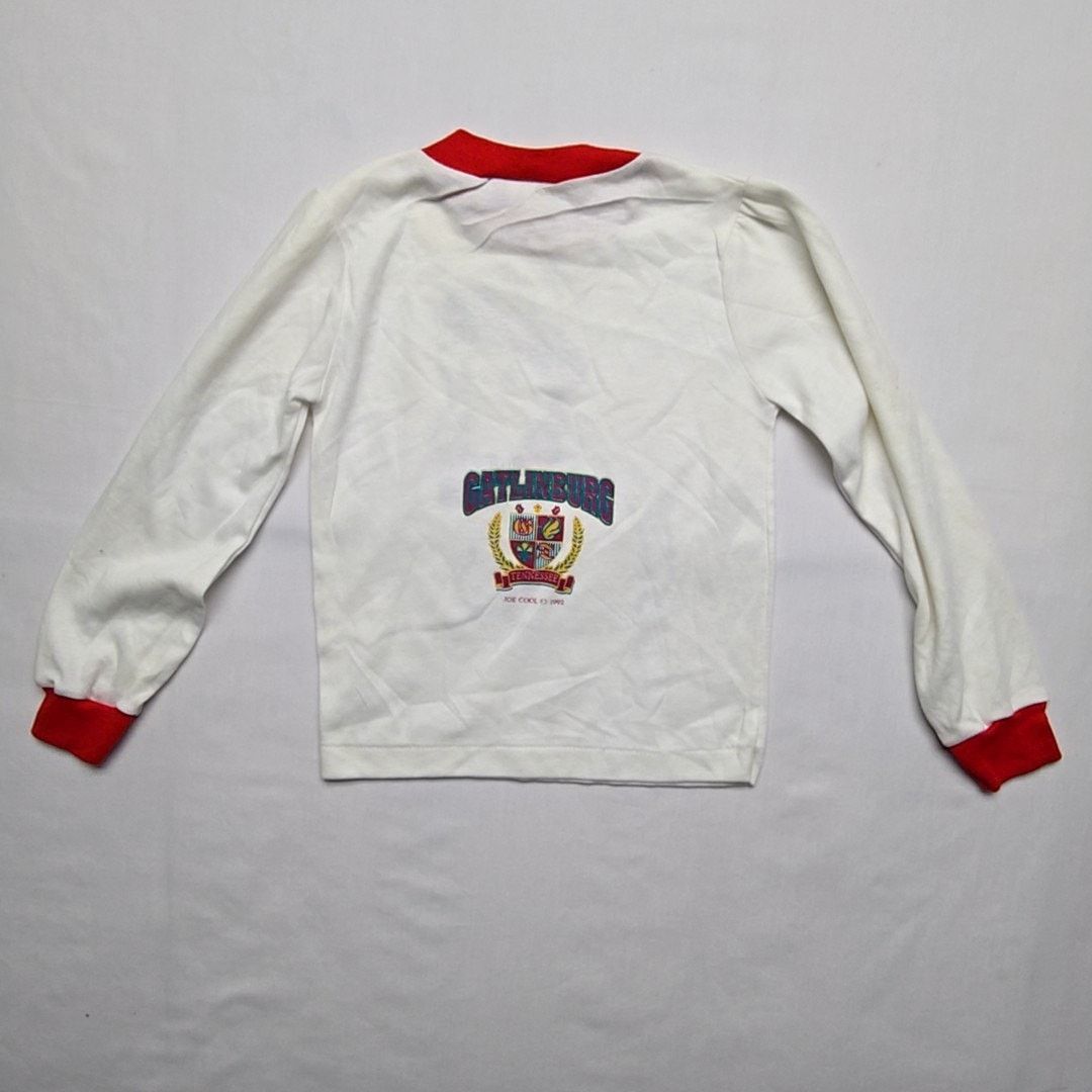 Vintage Vintage Dog Graphic Shirt Red Youth Kids White Large Tee 90s Size US L / EU 52-54 / 3 - 8 Thumbnail