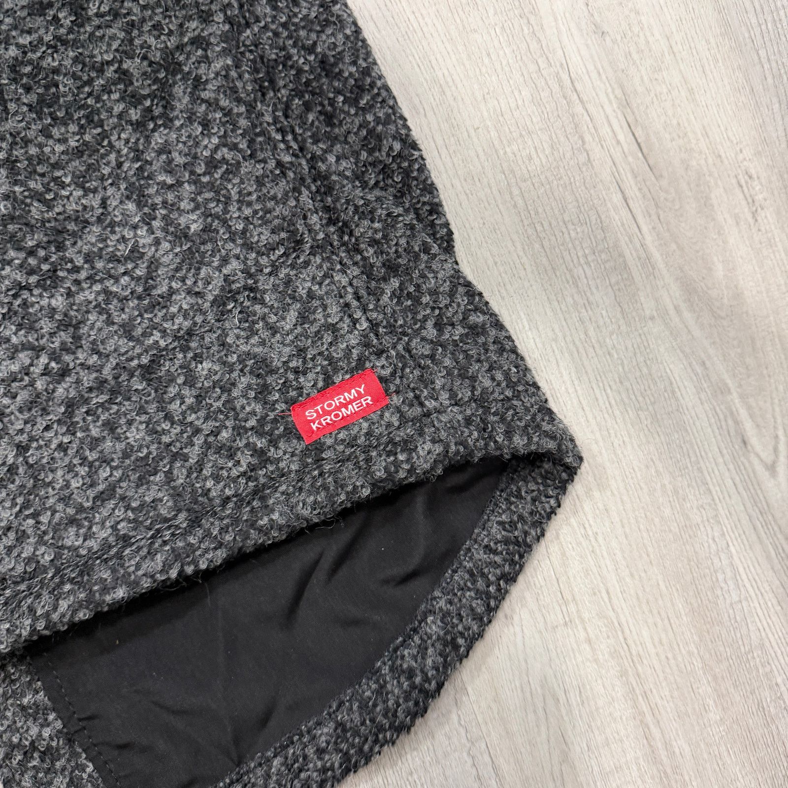 Stormy Kromer Stormy Kromer Jacket Women's Large Gray Charcoal Wool Size L / US 10 / IT 46 - 3 Thumbnail
