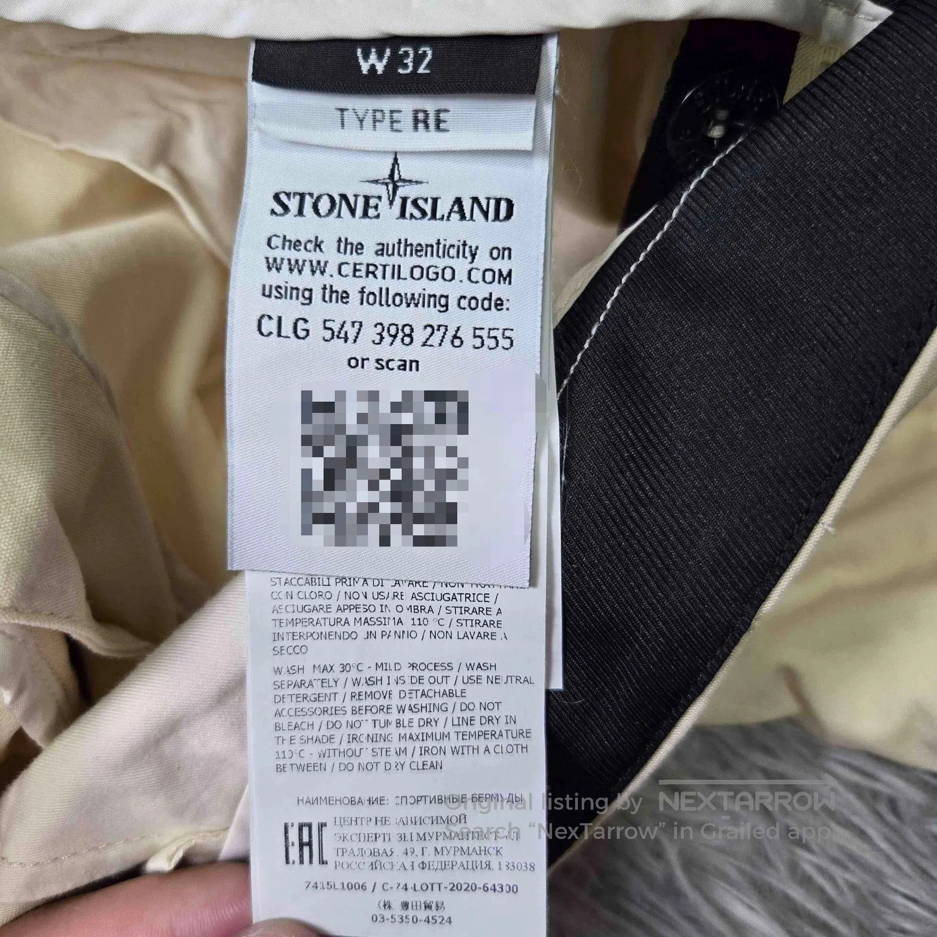 Stone Island stone island cargo bermuda shorts in light beige. Size US 32 / EU 48 - 5 Thumbnail