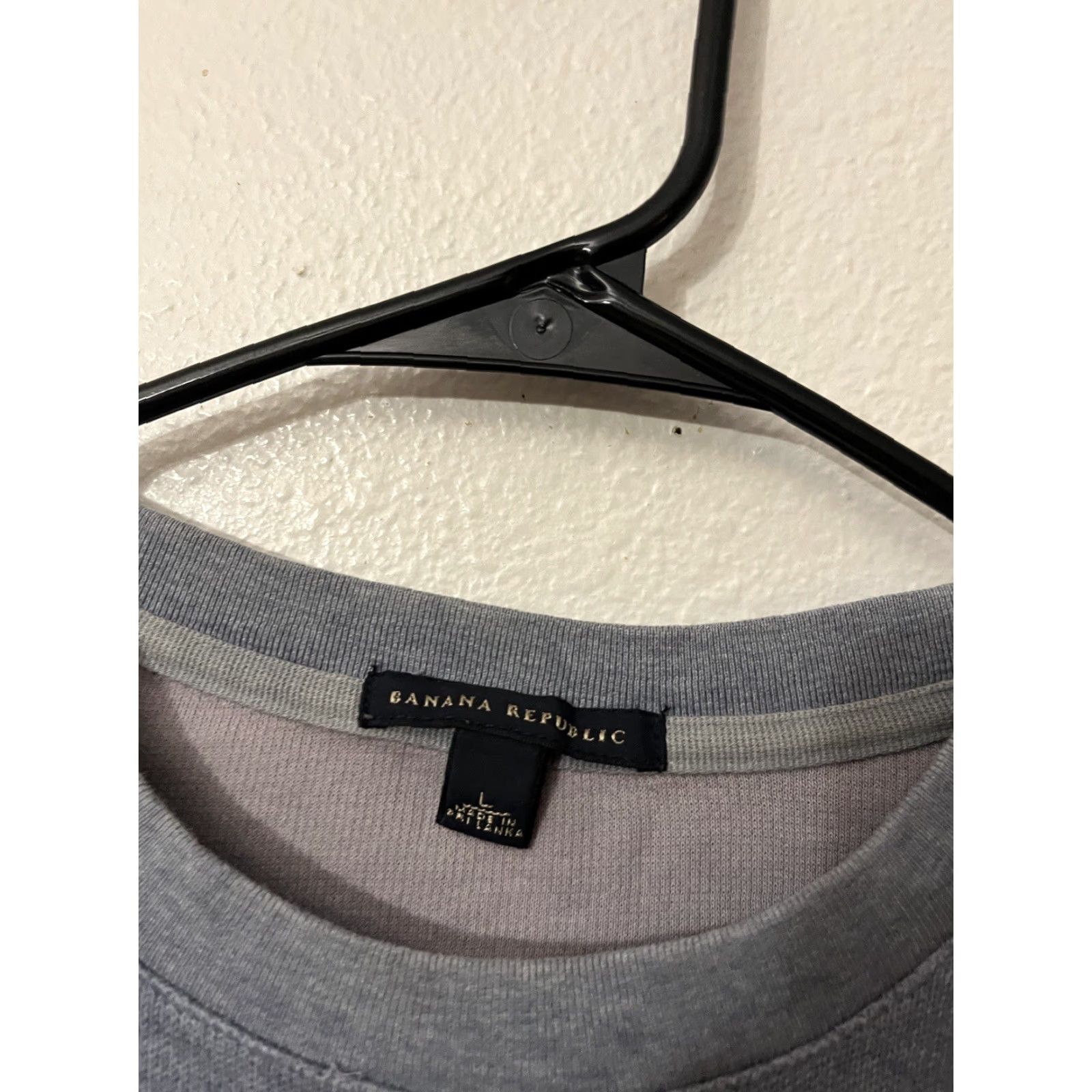 Banana Republic Banana Republic Crew Neck Sweater Blue Cotton Long Sleeve Size Large Mens Size L / US 10 / IT 46 - 2 Thumbnail