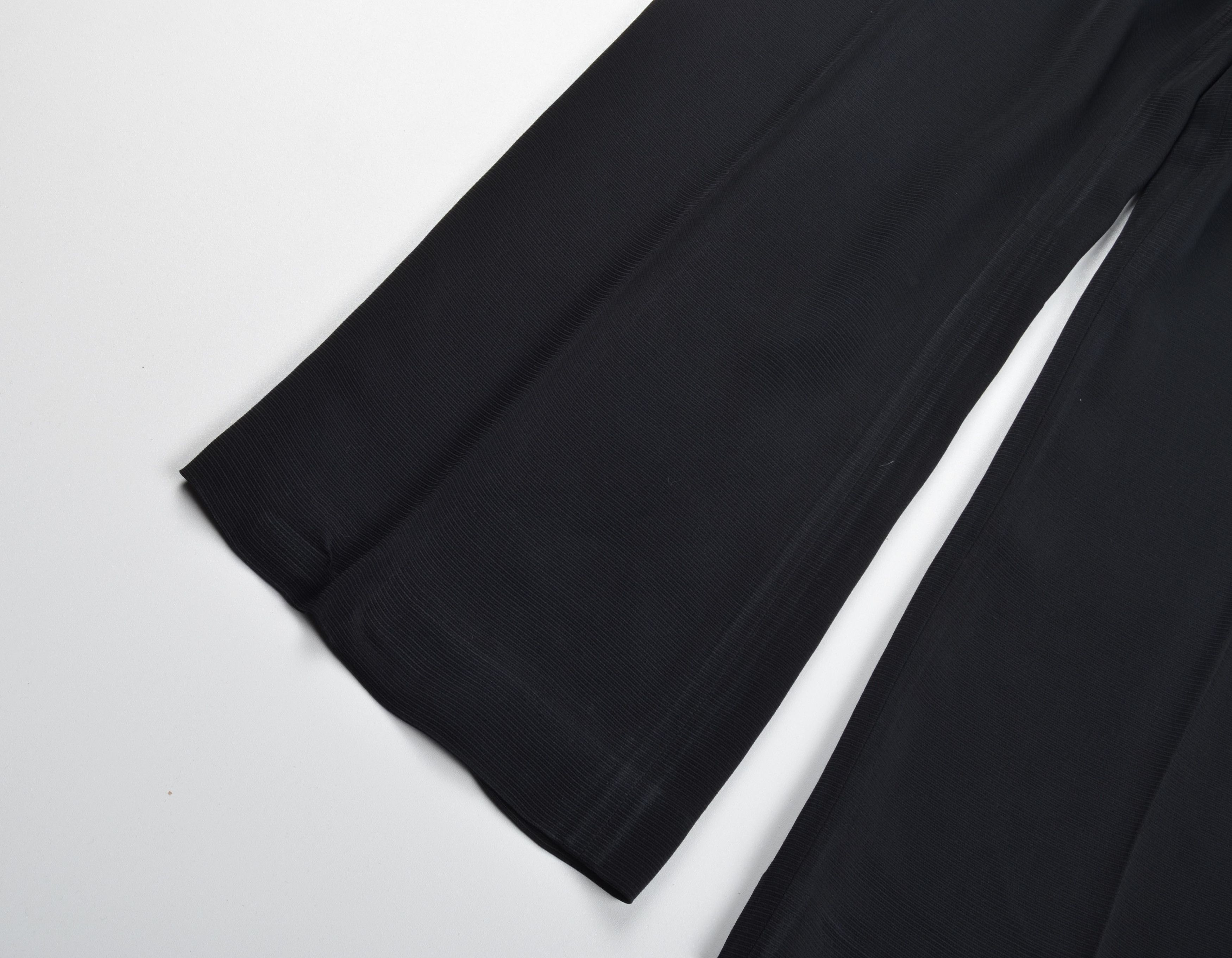 Valentino Vintage Valentino Boutique 80's Black Flared Dress Trousers Size 26" / US 2 / IT 38 - 3 Thumbnail