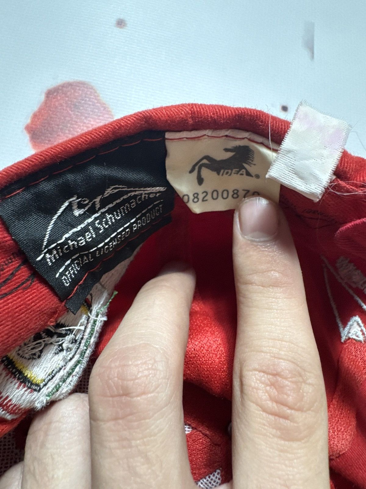 Ferrari × Formula 1 × Vintage vintage cap formula 1 ferarri michael schumaher world champ Size ONE SIZE - 5 Thumbnail