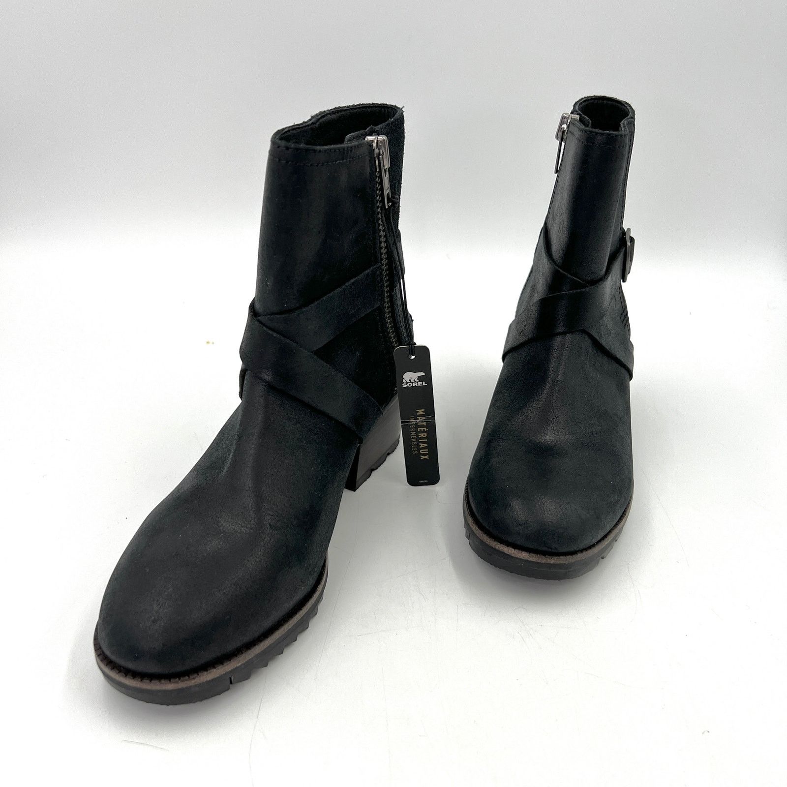 SOREL Sorel Cate Ankle Boots Black Waterproof Black NL3709 Size US 6.5 / EU 39-40 - 9 Thumbnail