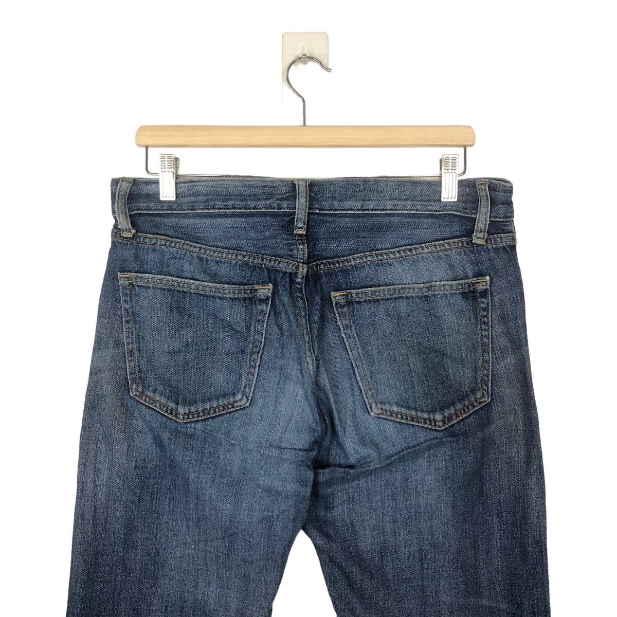Japanese Brand 🔥RARE DISTRESSED DENIM JEANS UNIQLO JAPAN ISSEY MIYAKE Size US 32 / EU 48 - 7 Thumbnail