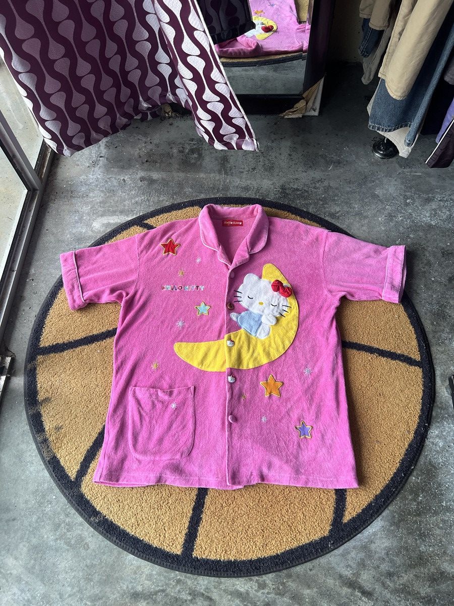Cartoon Network 🔥Hello Kitty Velvet Shirt Size US M / EU 48-50 / 2 - 2 Thumbnail