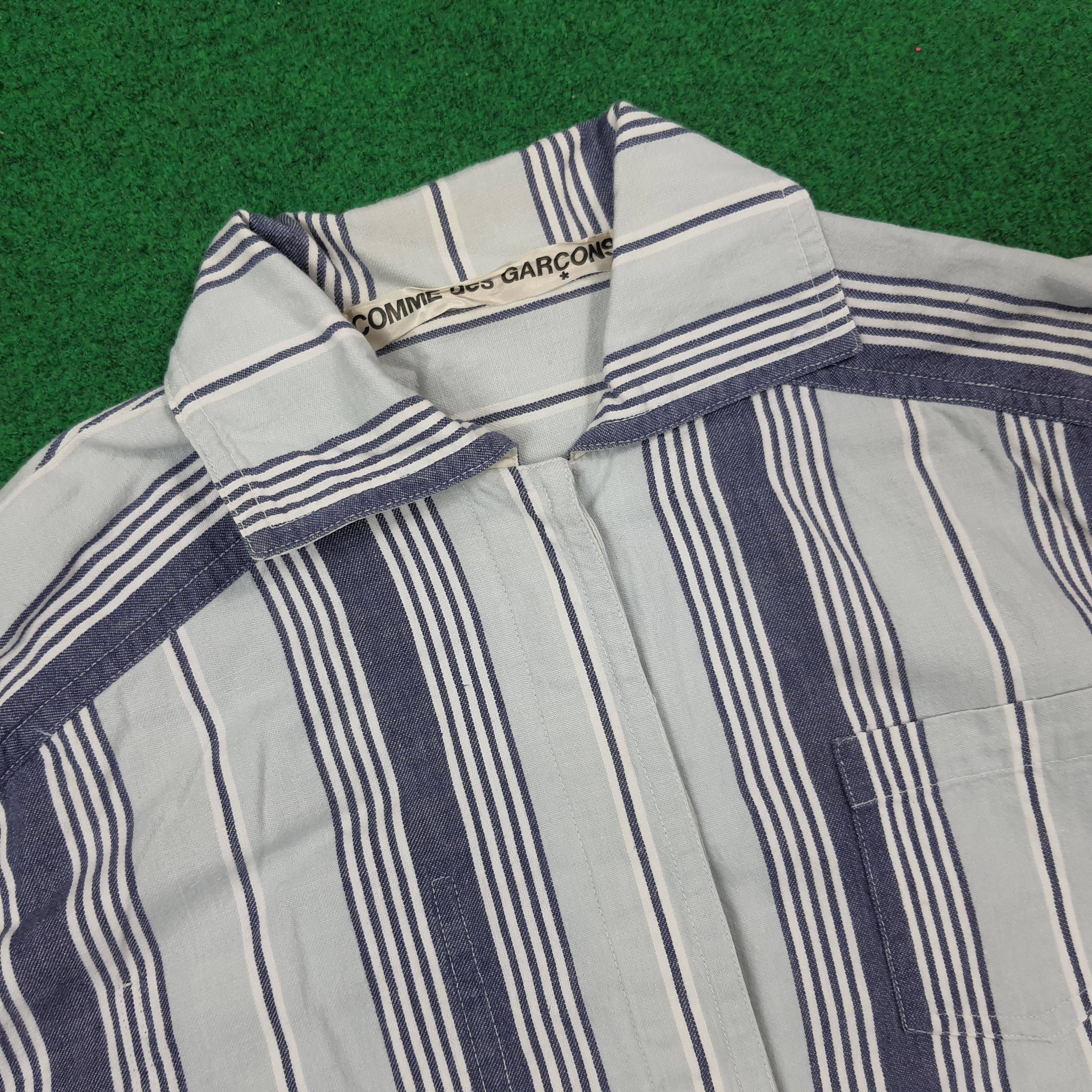 Comme des Garcons Vintage Comme Des Garcons 90s Striped Shirt Dress C268N5 Size M / US 6-8 / IT 42-44 - 4 Thumbnail