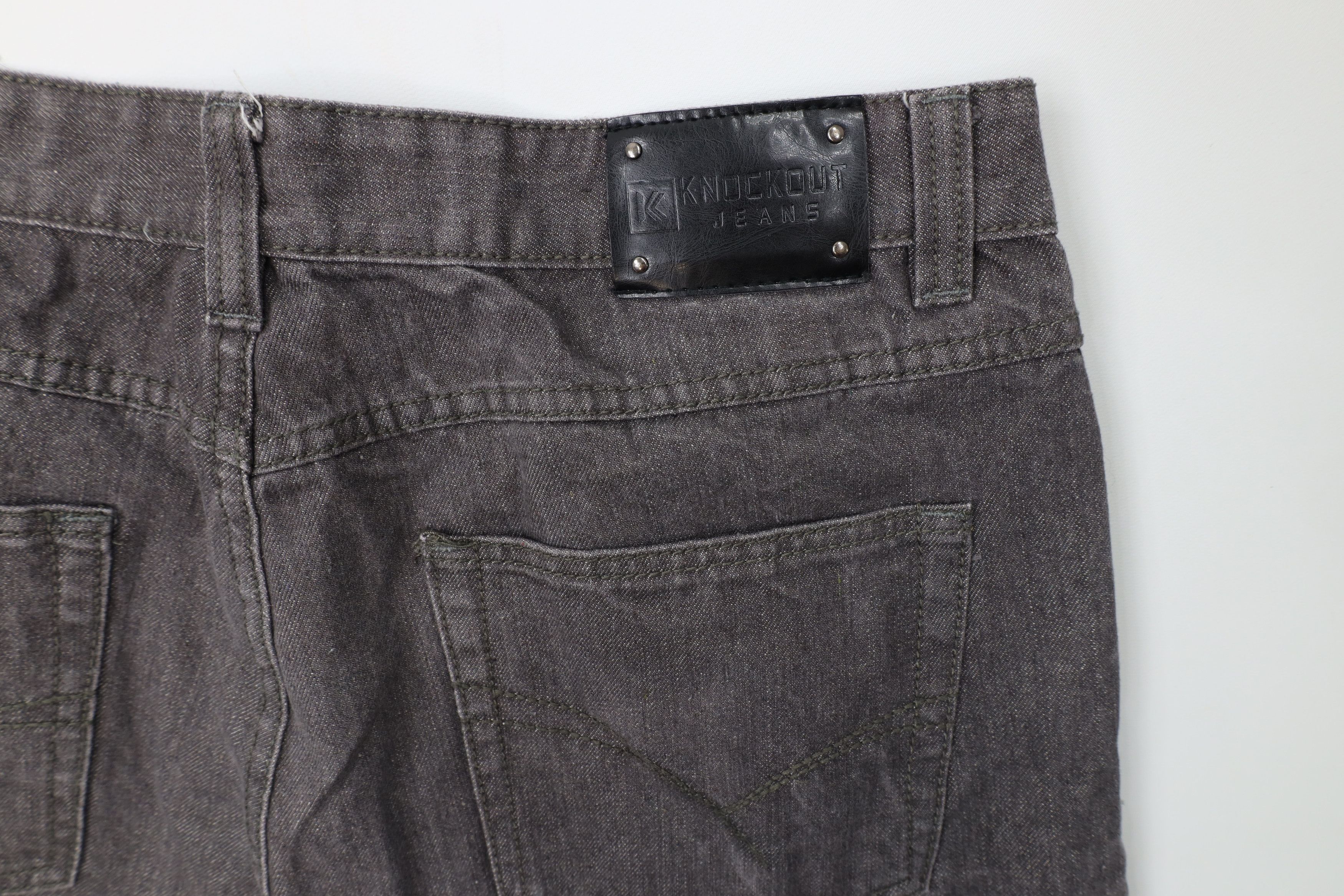 Vintage Vintage 90s Y2K Streetwear Fit Wide Leg Denim Jeans Gray Size US 36 / EU 52 - 13 Thumbnail