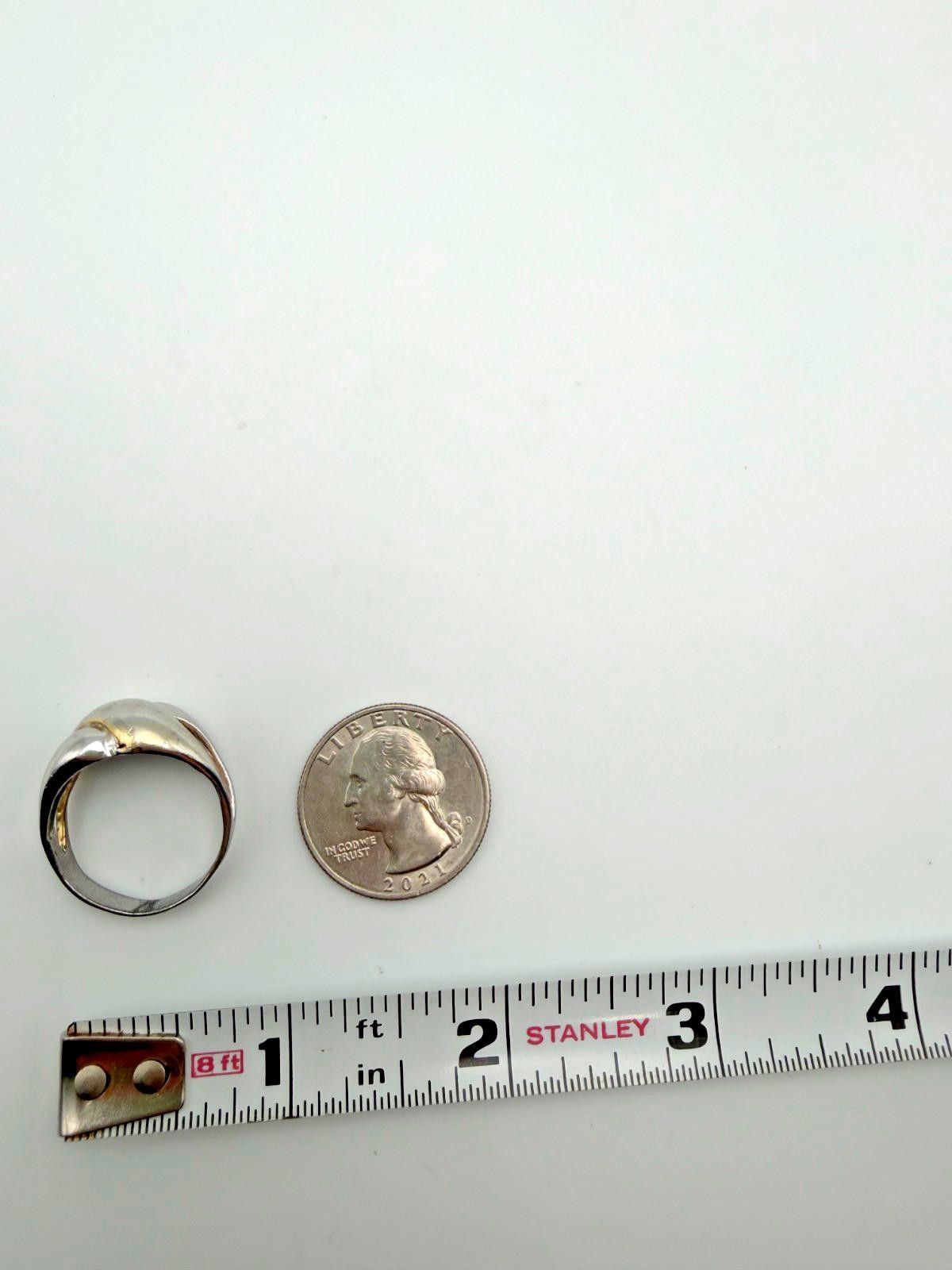 The Unbranded Brand Vintage Sculptural Silver Knot Ring Size 9.5 Size ONE SIZE - 4 Thumbnail