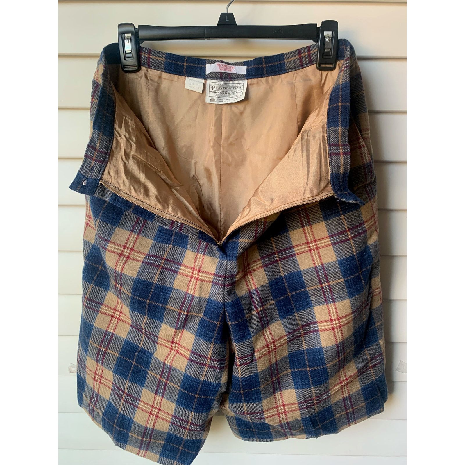 Pendleton Vintage Pendleton Tartan Plaid Wool High Waisted Shorts Size 36" / US 14 / IT 50 - 7 Thumbnail