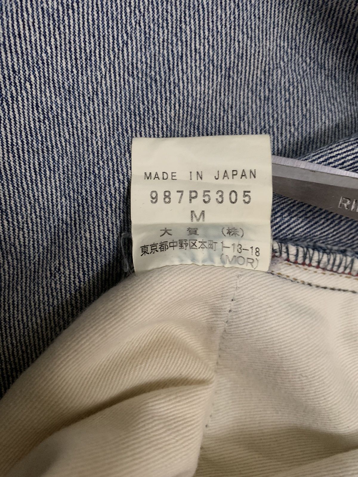 Morgan Homme Vintage Morgan Homme Selvedge Blue Washed Distressed Jeans Size US 30 / EU 46 - 22 Thumbnail