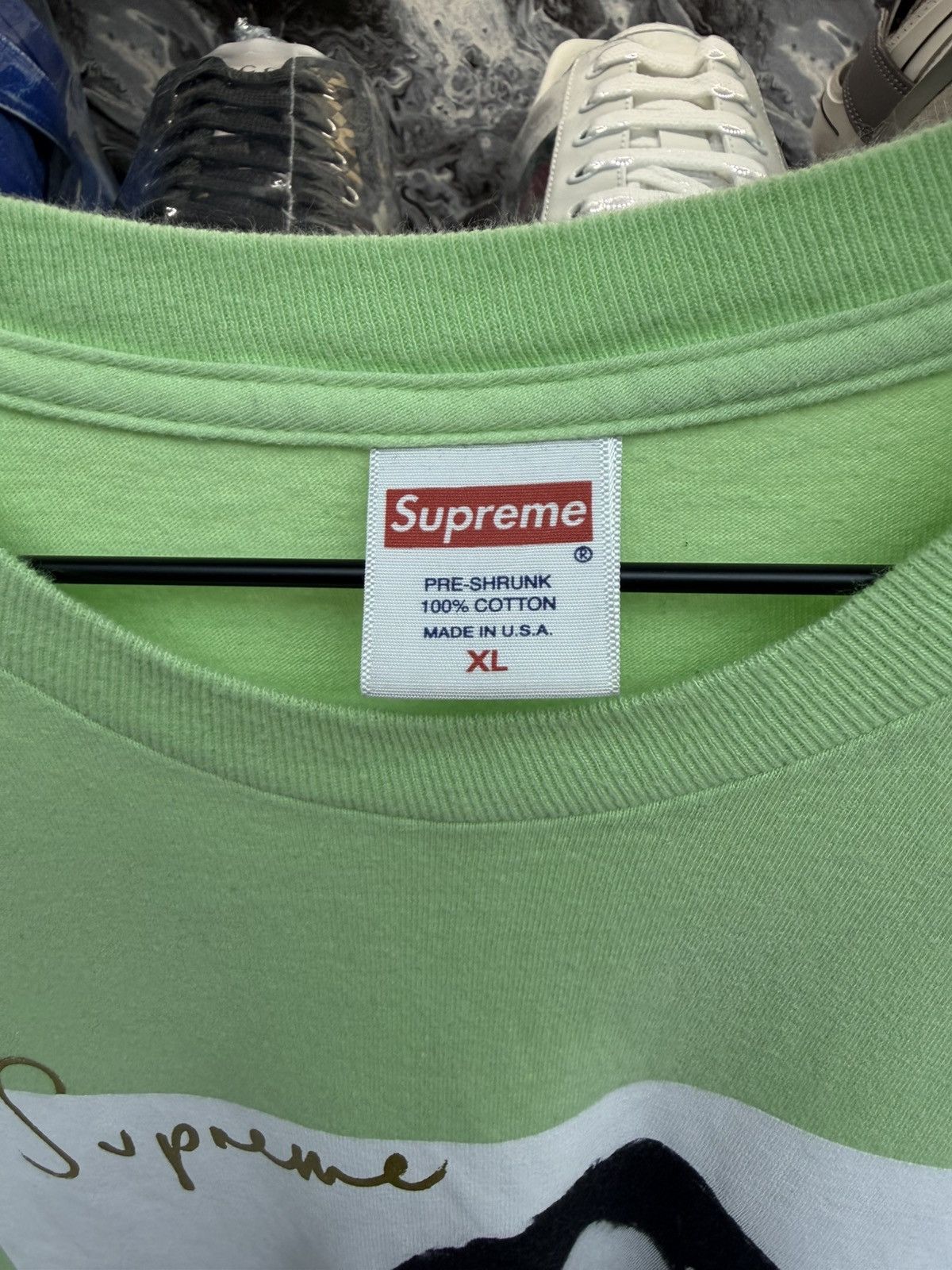 Supreme Supreme Sade Light Green Tee Size US XL / EU 56 / 4 - 6 Thumbnail