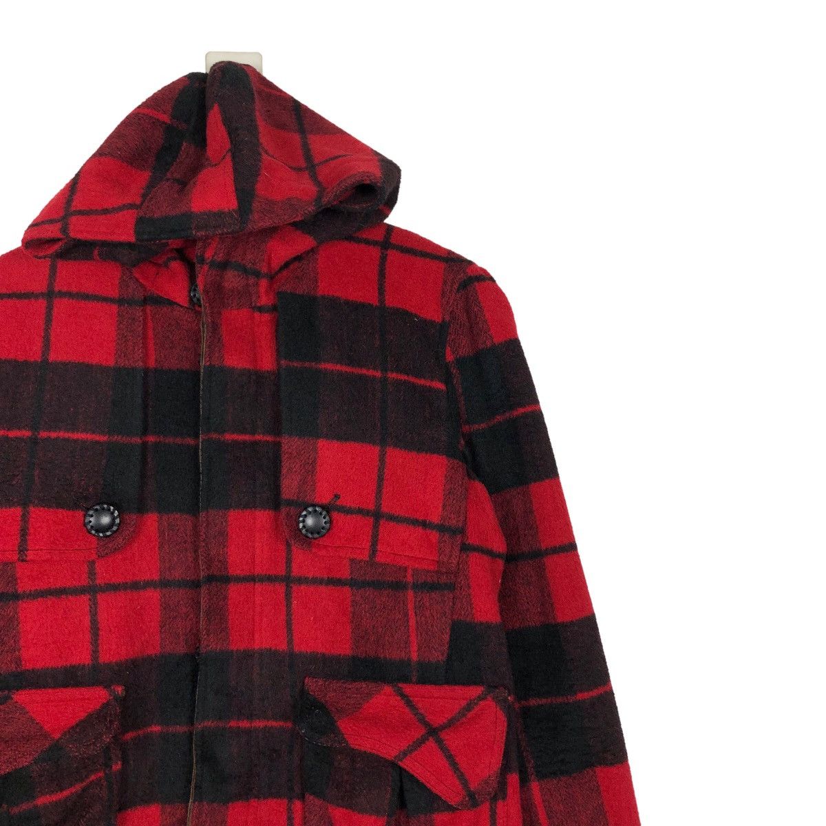 🔥Cropped Wool Biker Jacket Tartan Design Simpilicate Plus