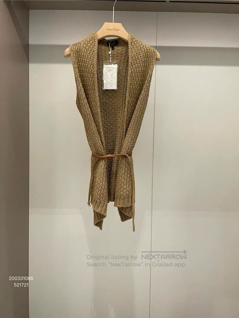 Loro Piana Loro Piana Khaki silk cotton vest Size S / US 4 / IT 40 - 1 Thumbnail