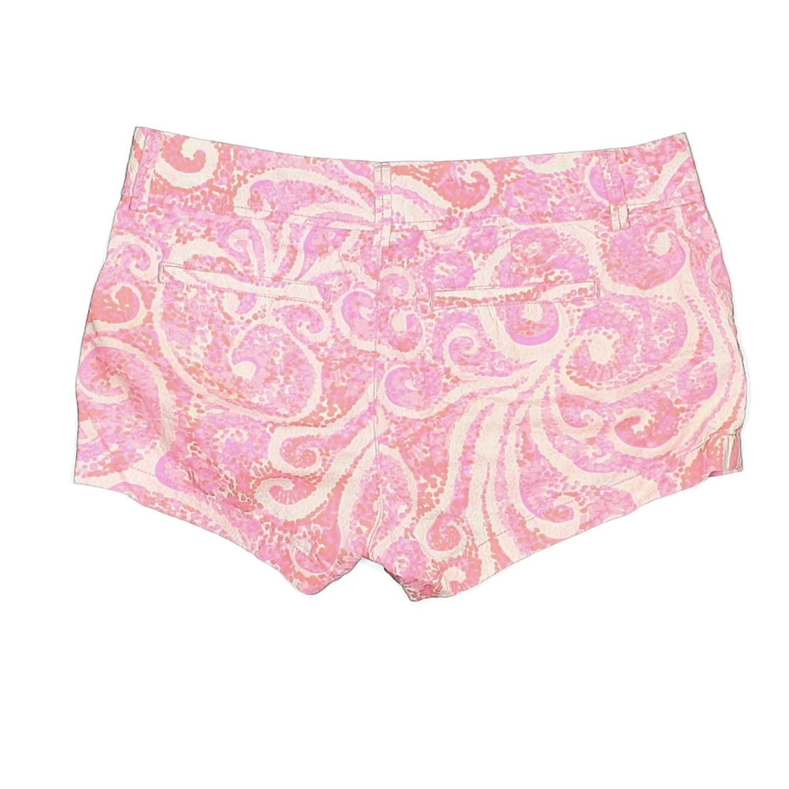Other Lilly Pulitzer Pink Paisley Print Boho Shorts Size 6 Size 28" / US 6 / IT 42 - 2 Thumbnail