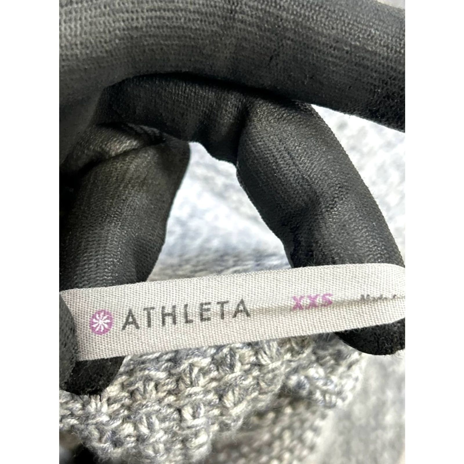 Athleta Athleta Womens Sweater Xxs Gray Knit Turtleneck Size XXS / US 00 / IT 34 - 3 Thumbnail