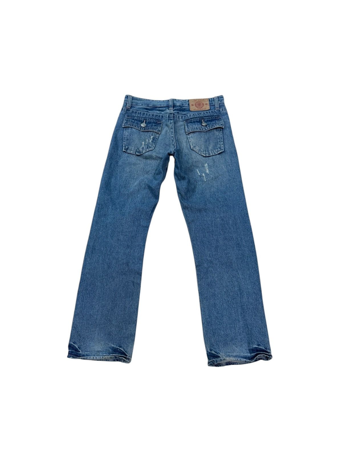 Vintage RARE BUDEN PRINTED DENIM JEANS Size US 31 - 7 Thumbnail
