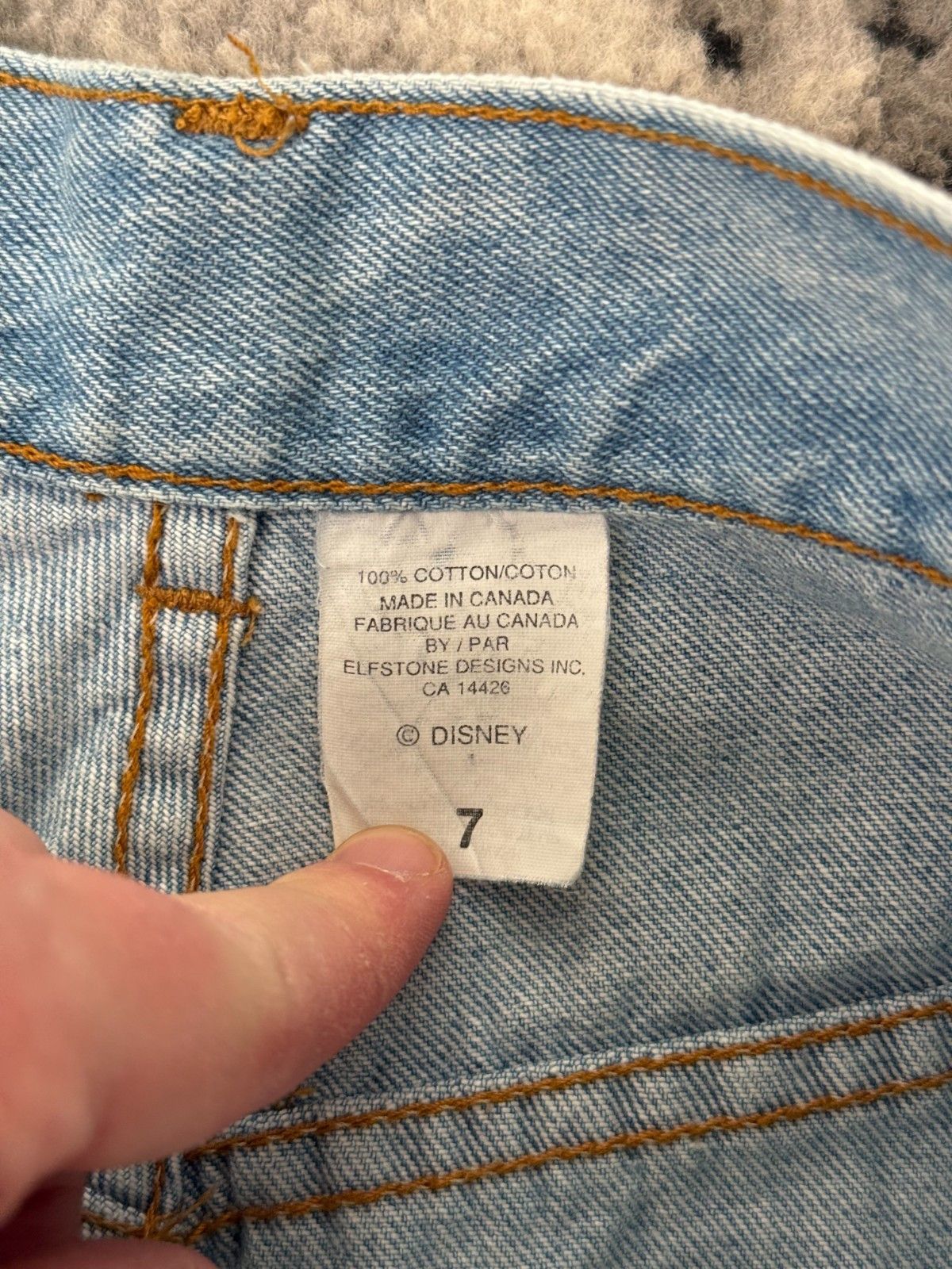 Disney Vintage 80s Disney Mickey Blues Western Mommy Denim Jeans Size 26" / US 2 / IT 38 - 5 Thumbnail