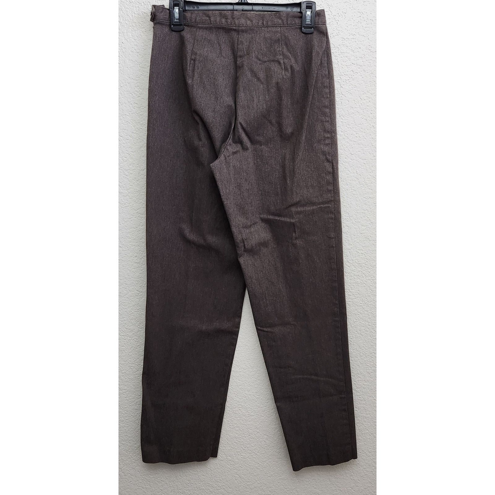 Old Navy Old Navy Brown Flat Front Button Side Zip Closure Pants 10A Size 28" / US 6 / IT 42 - 3 Thumbnail