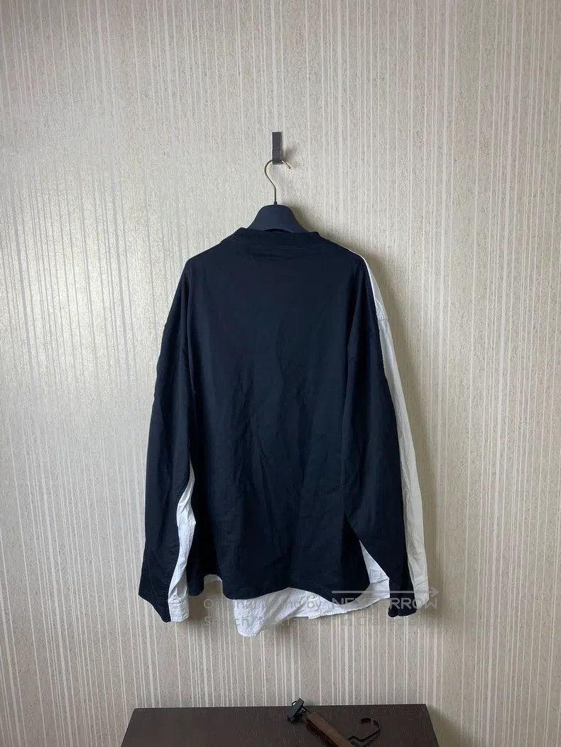 Balenciaga Balenciaga Faux Two-Piece Eco-Friendly Shirt Size US XS / EU 42 / 0 - 4 Thumbnail