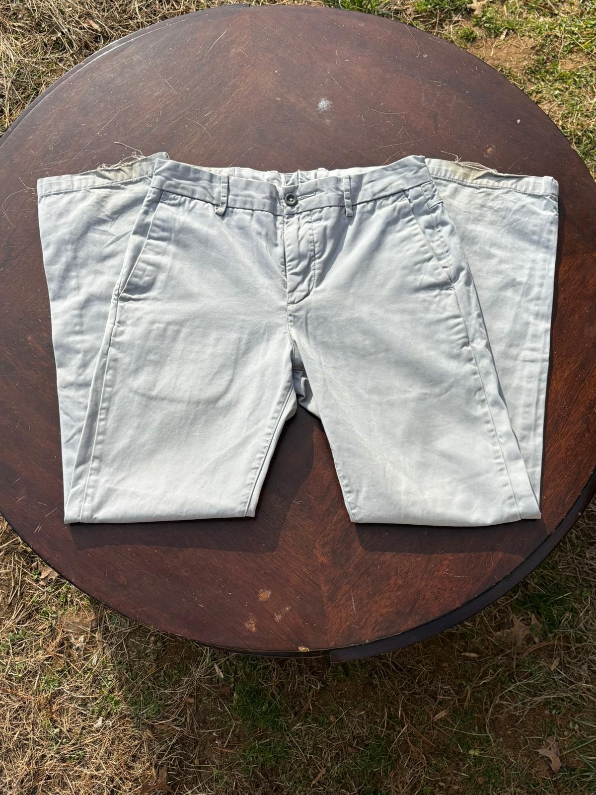 Levi's Gray Cotton Twill Pants Size US 32 / EU 48 - 2 Thumbnail