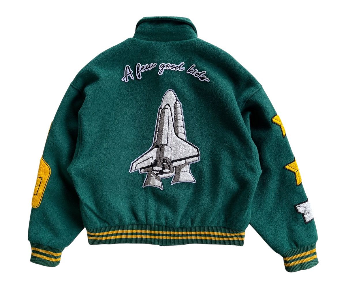 Japanese Brand A FEW GOOD KIDS Wool Varsity Jacket Size US L / EU 52-54 / 3 - 5 Thumbnail