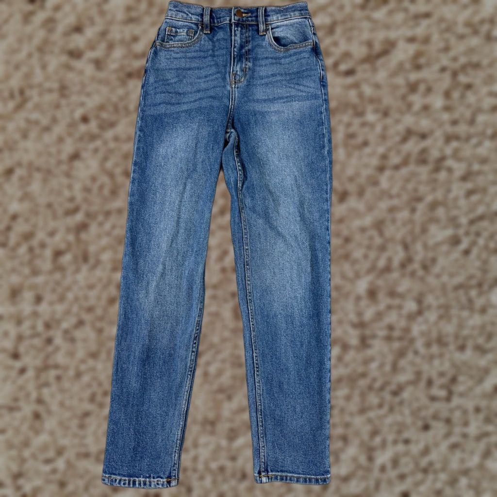 Fashion Nova Vintage Fashion Nova Blue Denim Jeans Women Medium Wash 28 Inseam Classic 90s Style Size 26" / US 2 / IT 38 - 1 Thumbnail