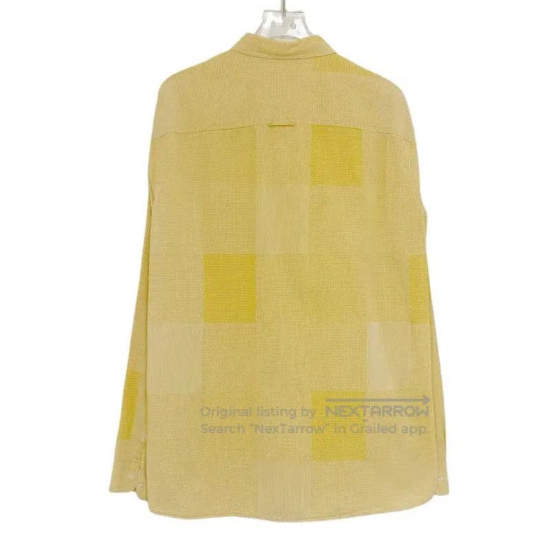Burberry Burberry Yellow Cotton Long Sleeve Shirt for Women. Size L / US 10 / IT 46 - 2 Thumbnail
