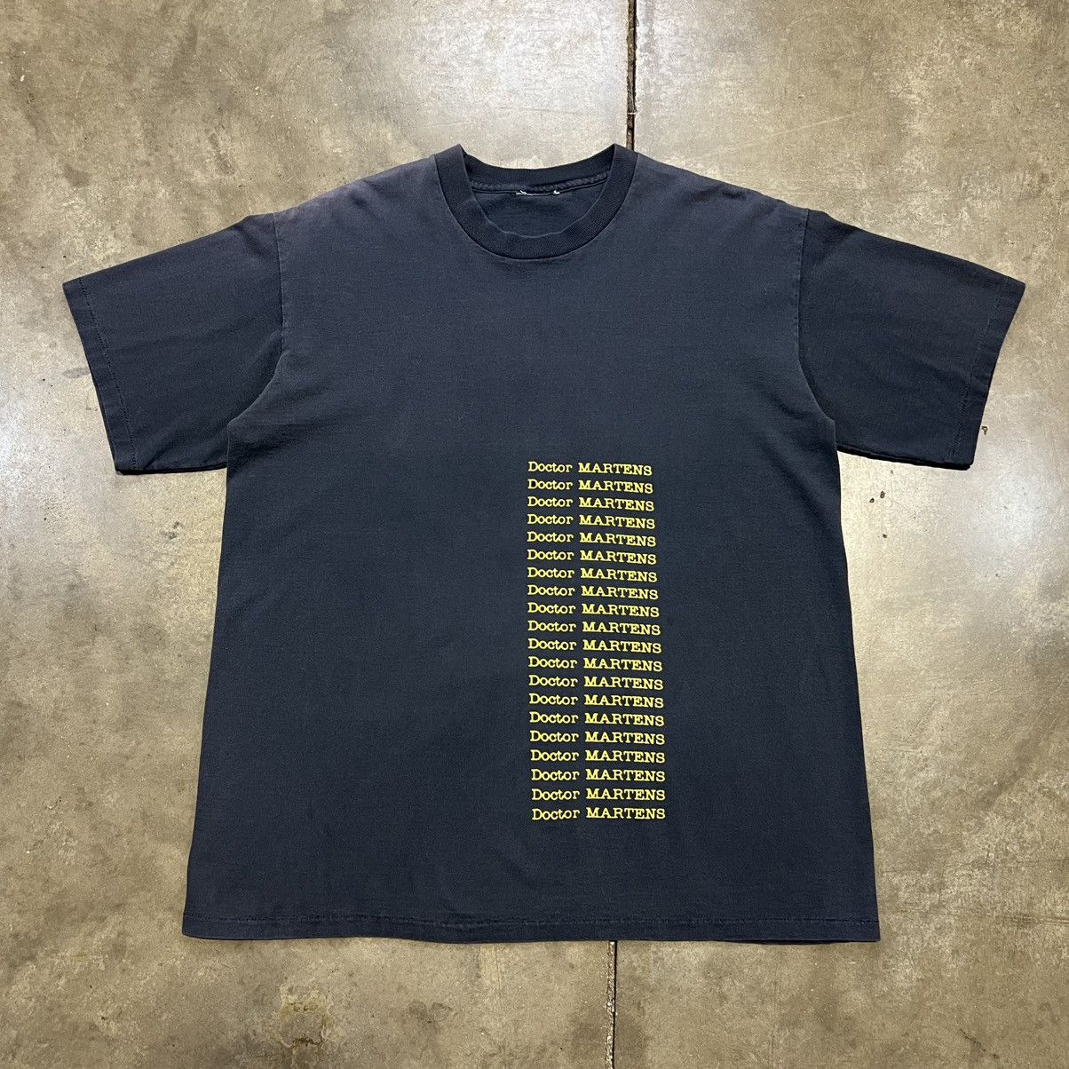 Dr. Martens × Vintage Vintage 90s Dr Marten Graphic Tee Faded 90s Single Stitch Size US XL / EU 56 / 4 - 1 Thumbnail