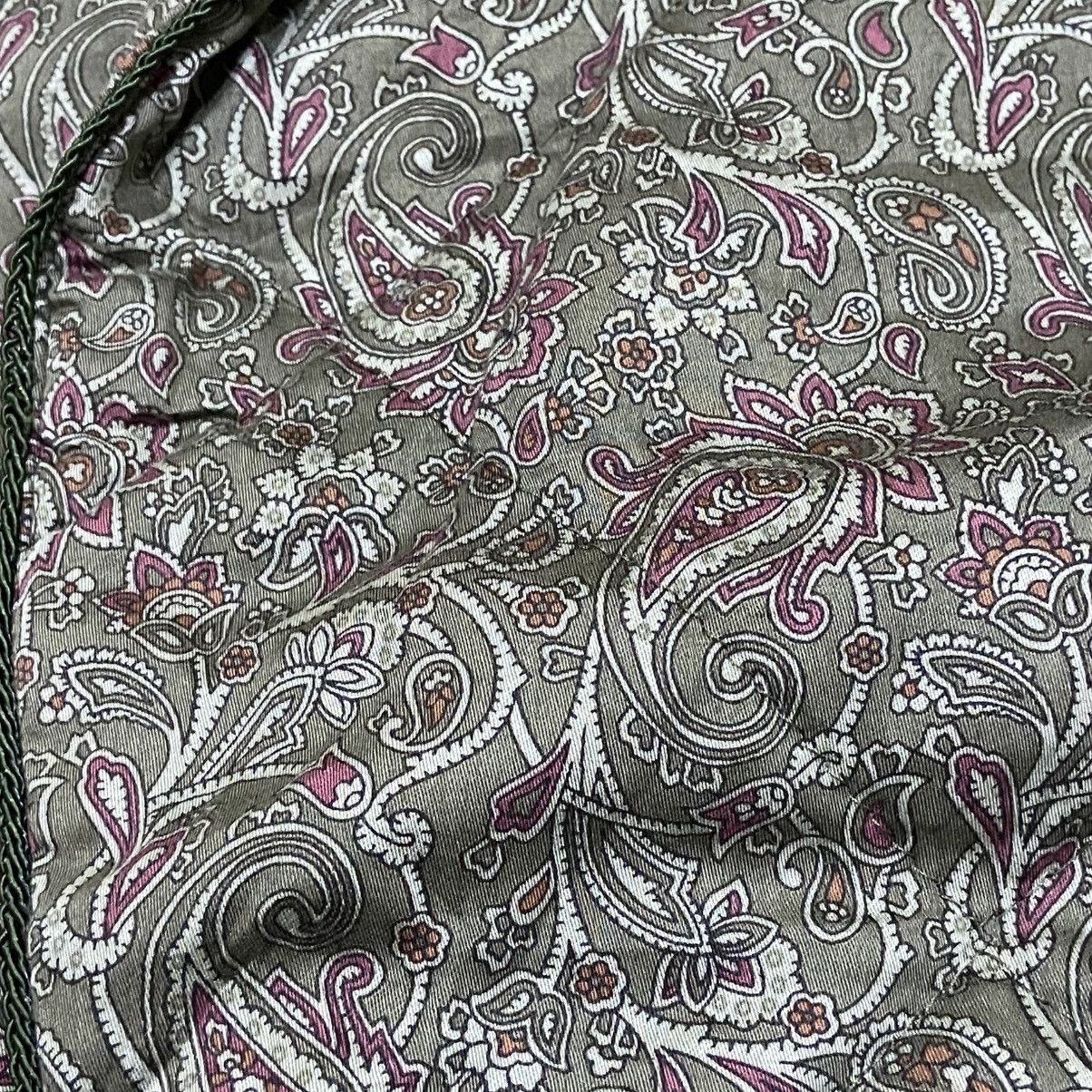 Valentino Vintage Valentino Garavani Body Paisley Quilted Robe Coat Size US M / EU 48-50 / 2 - 7 Thumbnail