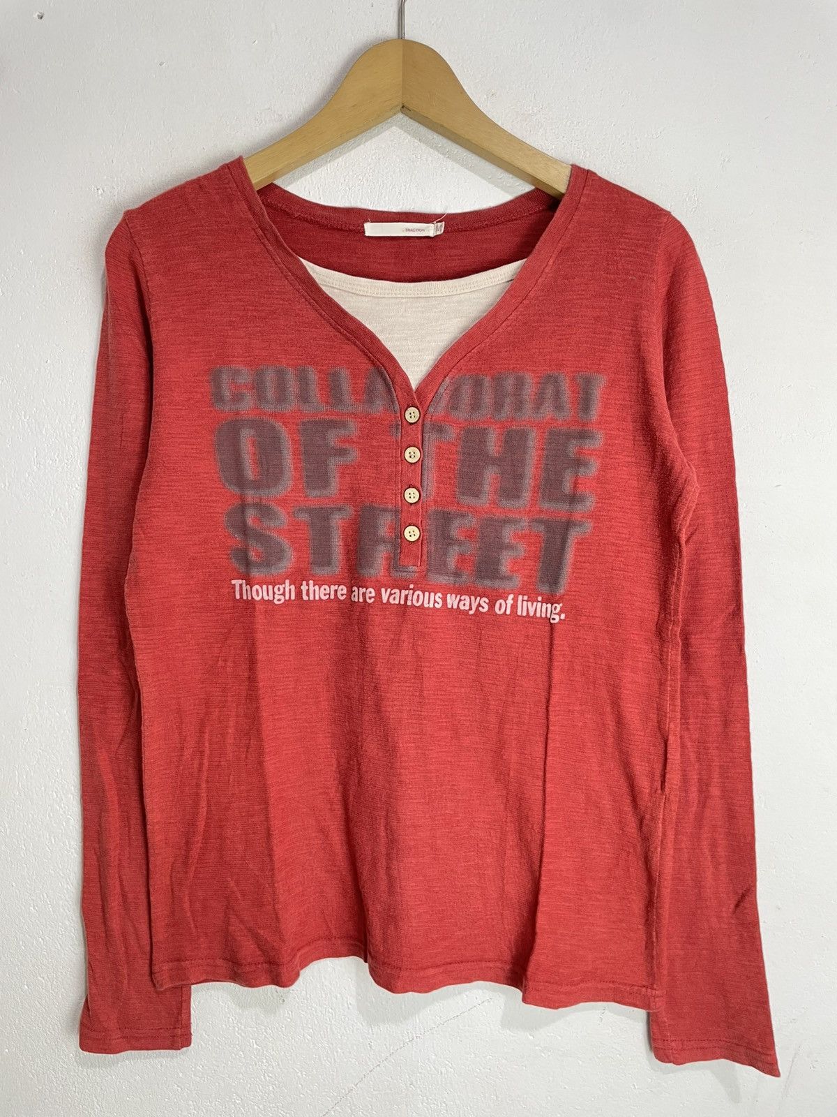 Hysteric Glamour Traction Japan Double layer poem Longsleeve Size M / US 6-8 / IT 42-44 - 1 Thumbnail