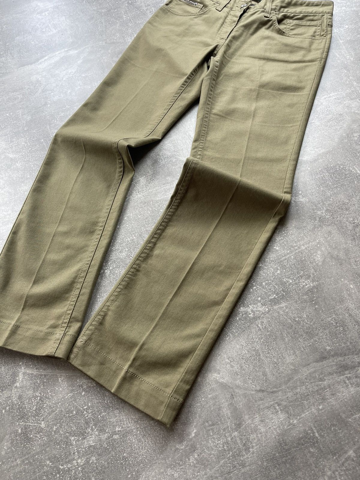 Dolce & Gabbana Dolce & Gabbana Olive Green Slim Pants Designer Jeans Size 27" / US 4 / IT 40 - 8 Thumbnail