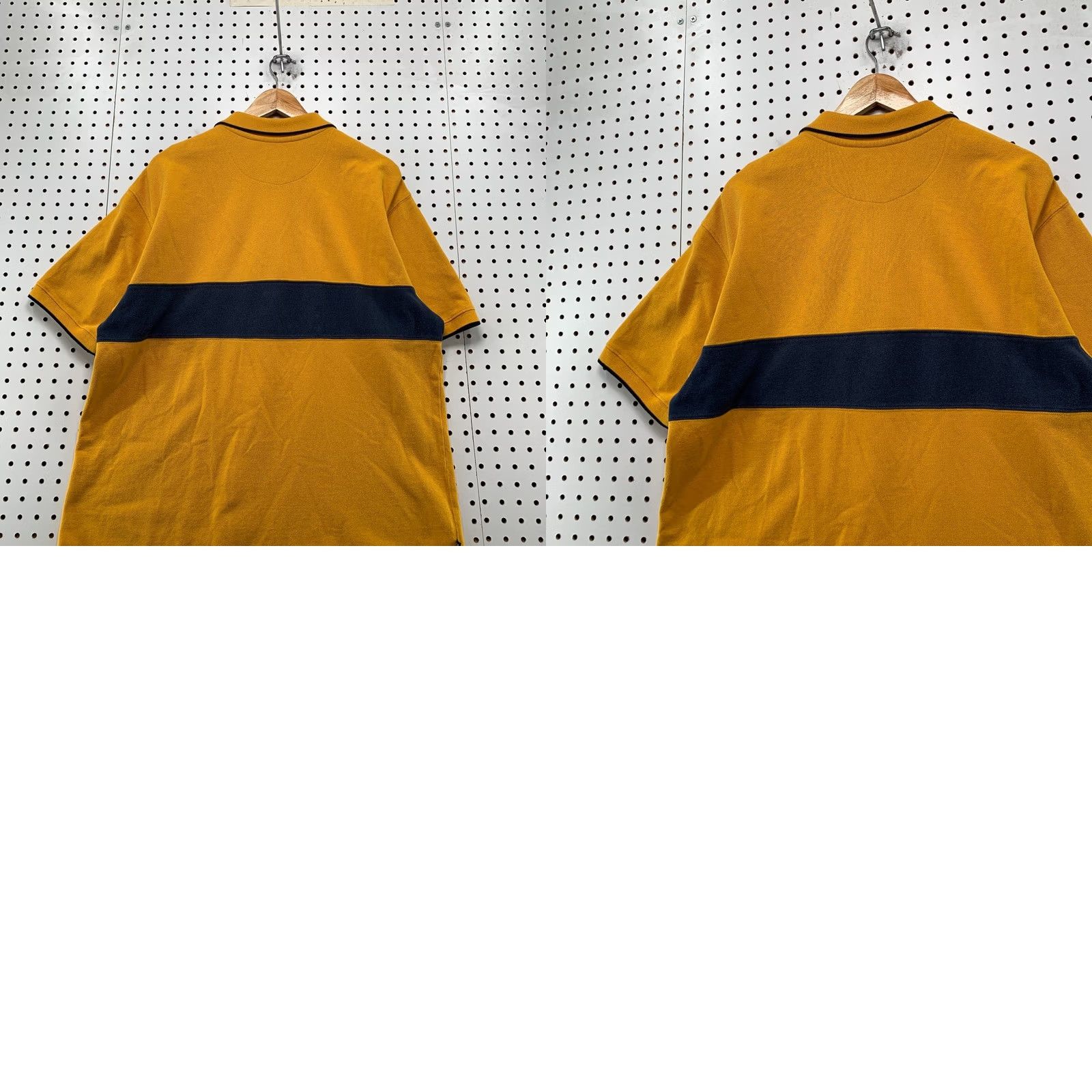 Gap GAP Polo Shirt Mens L Mustard Yellow Striped 90s Vintage Cap Collared Short Sleeve Polo Mens Size US L / EU 52-54 / 3 - 9 Thumbnail