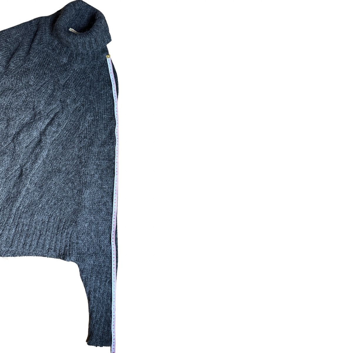 Other Tupertu Italy Gray Mohair Wool Blend Batwing Sweater Poncho Size ONE SIZE - 7 Thumbnail