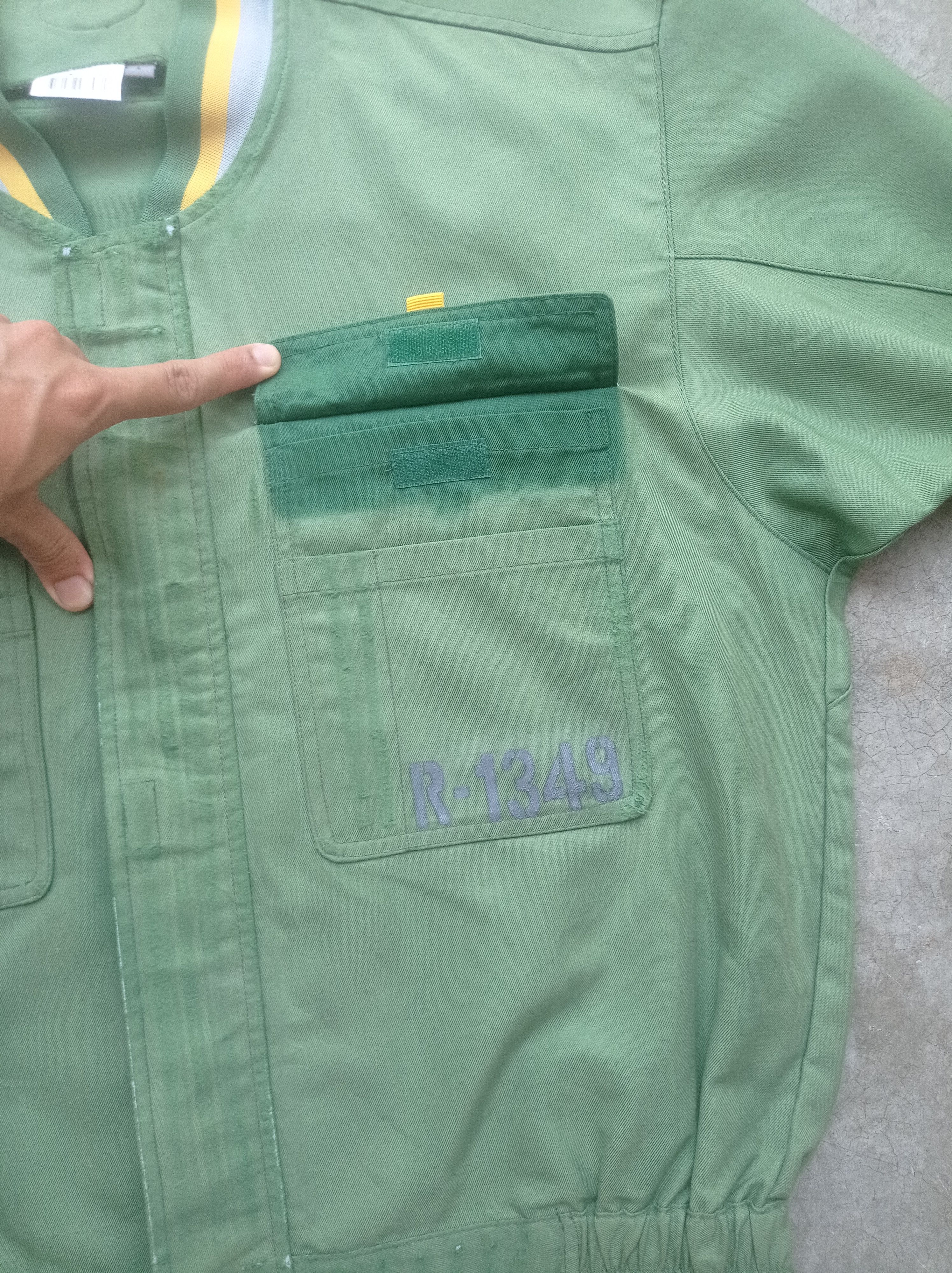 Japanese Brand 🔥Rare🔥faded destress yamato Japan worker jacket mizuno Size US L / EU 52-54 / 3 - 11 Thumbnail