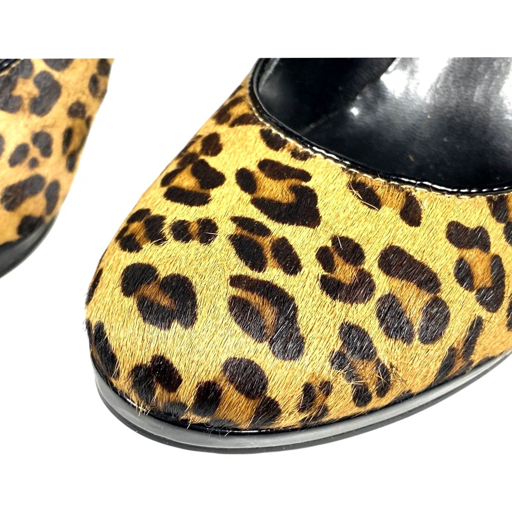 Franco Sarto Franco Sarto Napoli Leopard Cheetah Animal Hair Print Heels Pumps Womens 7.5 Shoes Womens Leather Multicolor Pumps Heels 7.5 Size US 8 / IT 38 - 2 Thumbnail