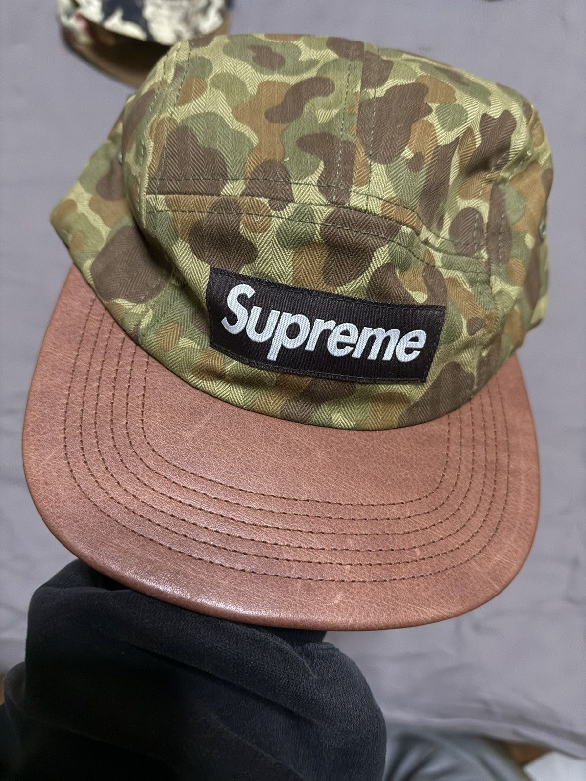 Supreme Supreme ss12 duck camo 5 panel camp cap hat Size ONE SIZE - 1 Thumbnail