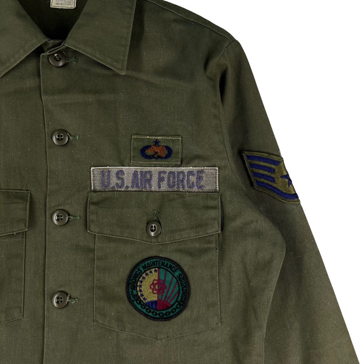 Buzz Rickson's 🔥VINTAGE 40’s U.S. AIR FORCE OG-07 SHIRT JACKET MILITARY Size US M / EU 48-50 / 2 - 4 Thumbnail