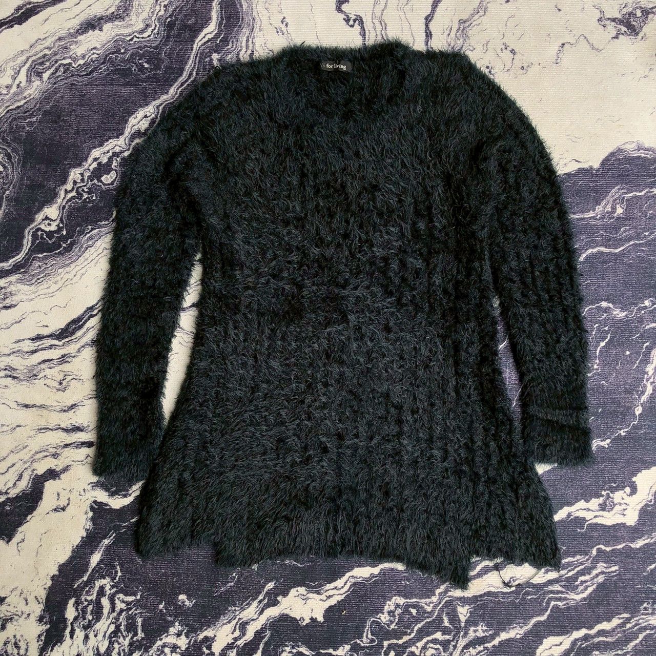 Y's Y’s for Living Fuzzy Knit Cardigan Size S / US 4 / IT 40 - 1 Thumbnail