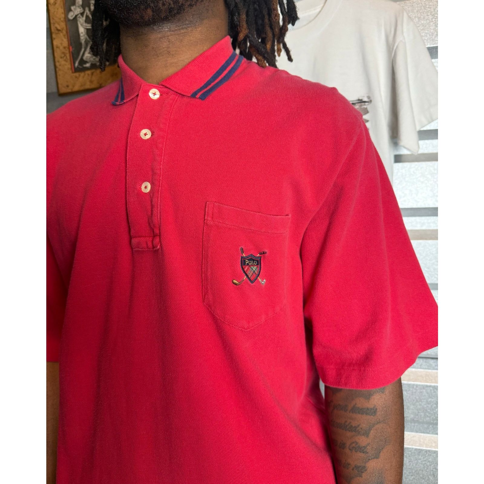 Polo Ralph Lauren Polo Ralph Lauren red polo callar shirt Size US L / EU 52-54 / 3 - 2 Thumbnail