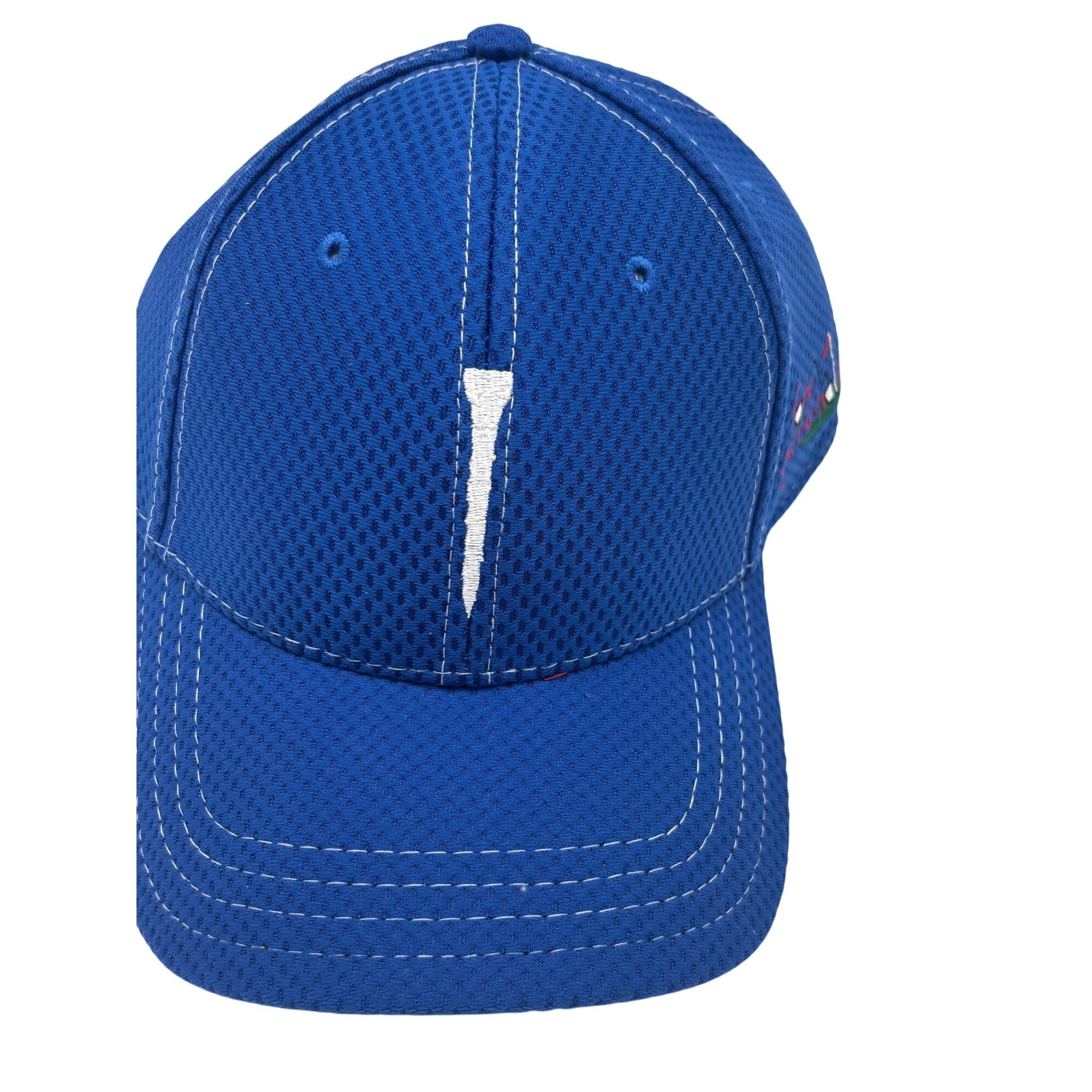 Other Pukka White-Tee-Embroidered Mesh Golf Cap, Blue, OS Size ONE SIZE - 2 Thumbnail