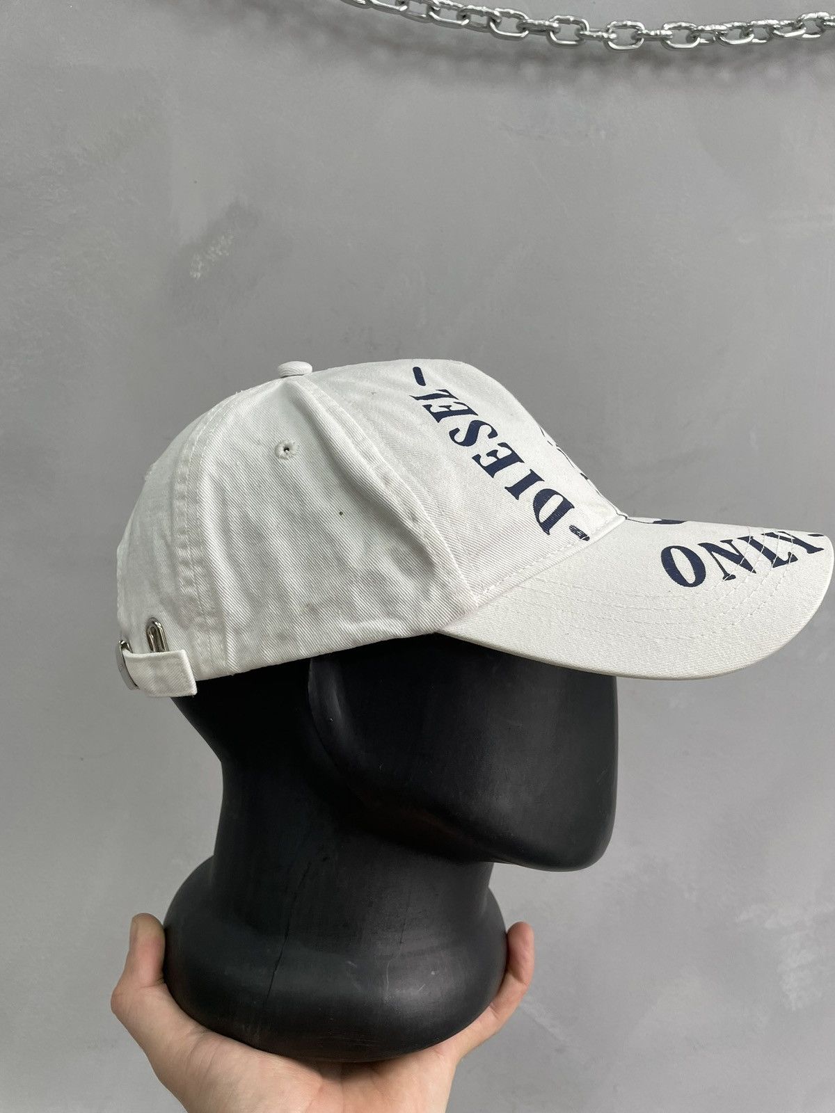 Diesel Vintage y2k big logo diesel hat cap Size ONE SIZE - 4 Thumbnail
