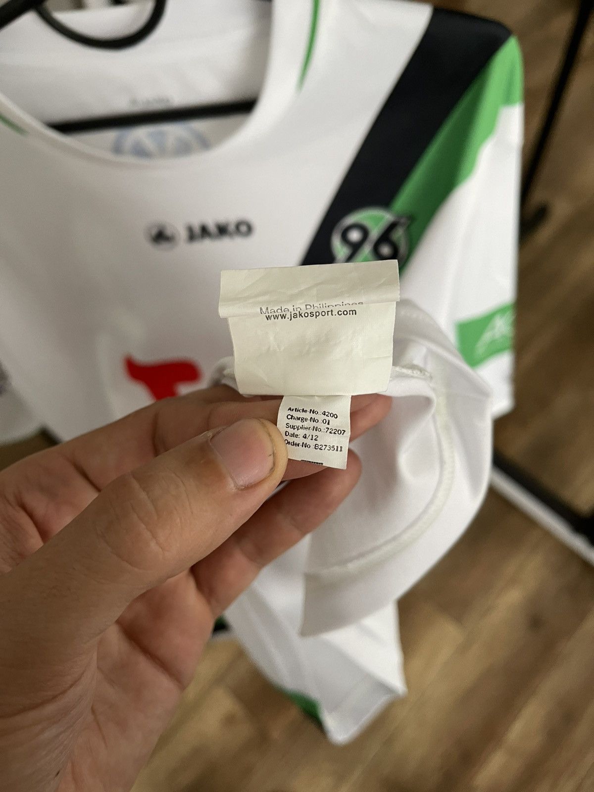 Other 2013/2014 Hannover 96 Jako Soccer Jersey T-Shirt Tee Size US M / EU 48-50 / 2 - 13 Thumbnail