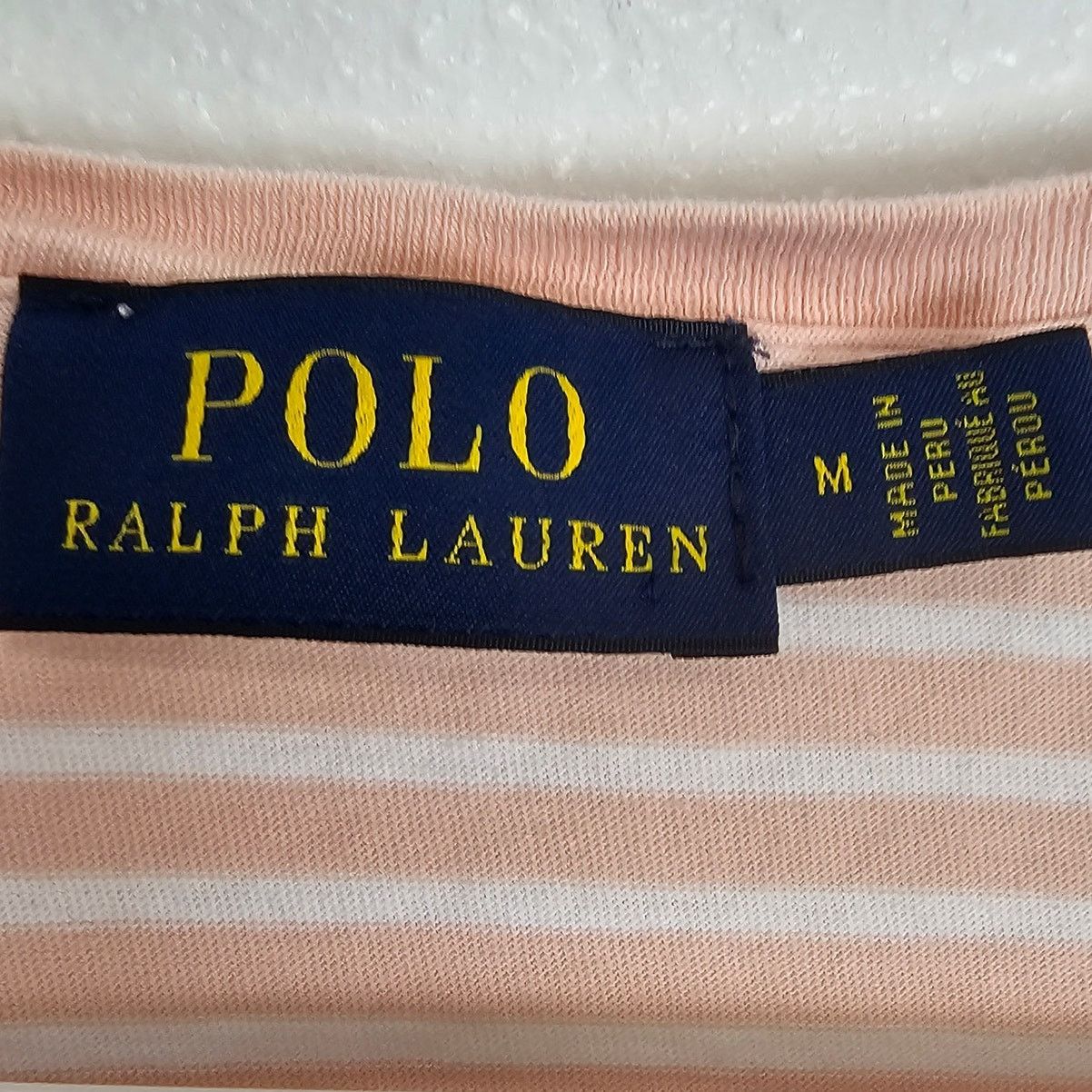 Polo Ralph Lauren Polo Ralph Lauren Womens Striped V-Neck T-Shirt Sz M Classic Size M / US 6-8 / IT 42-44 - 5 Thumbnail