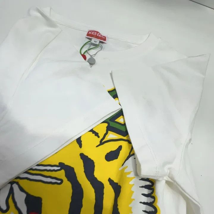Kenzo Kenzo Women's Loose-Fit Tiger Print T-Shirt -2507 Size M / US 6-8 / IT 42-44 - 7 Thumbnail