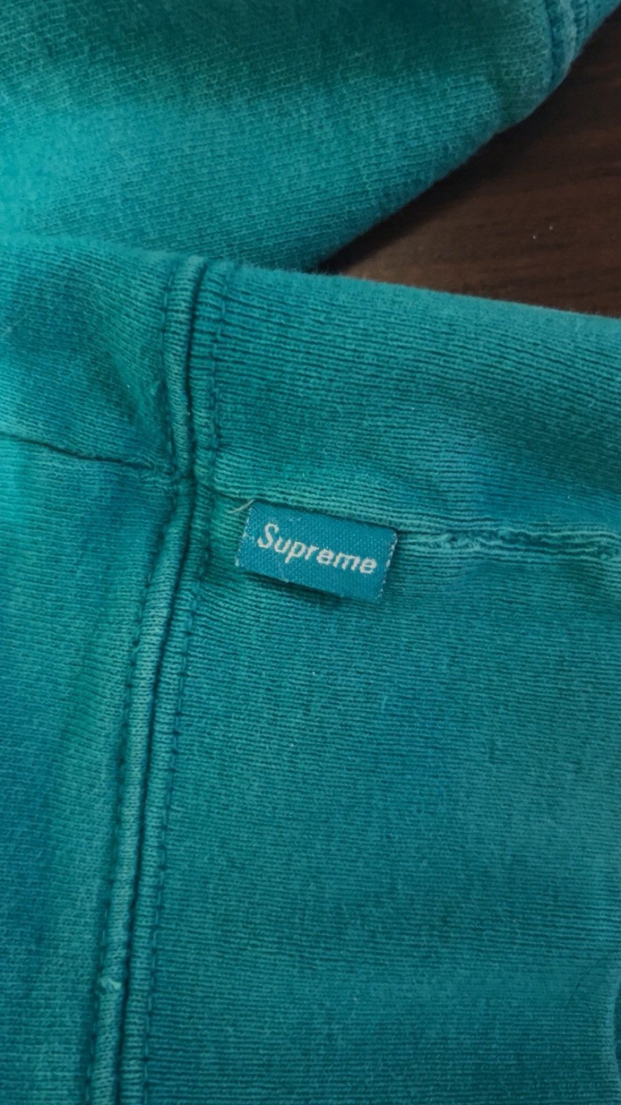 Supreme Green Tonal Webbing Supreme Hoodie Size US XL / EU 56 / 4 - 4 Thumbnail