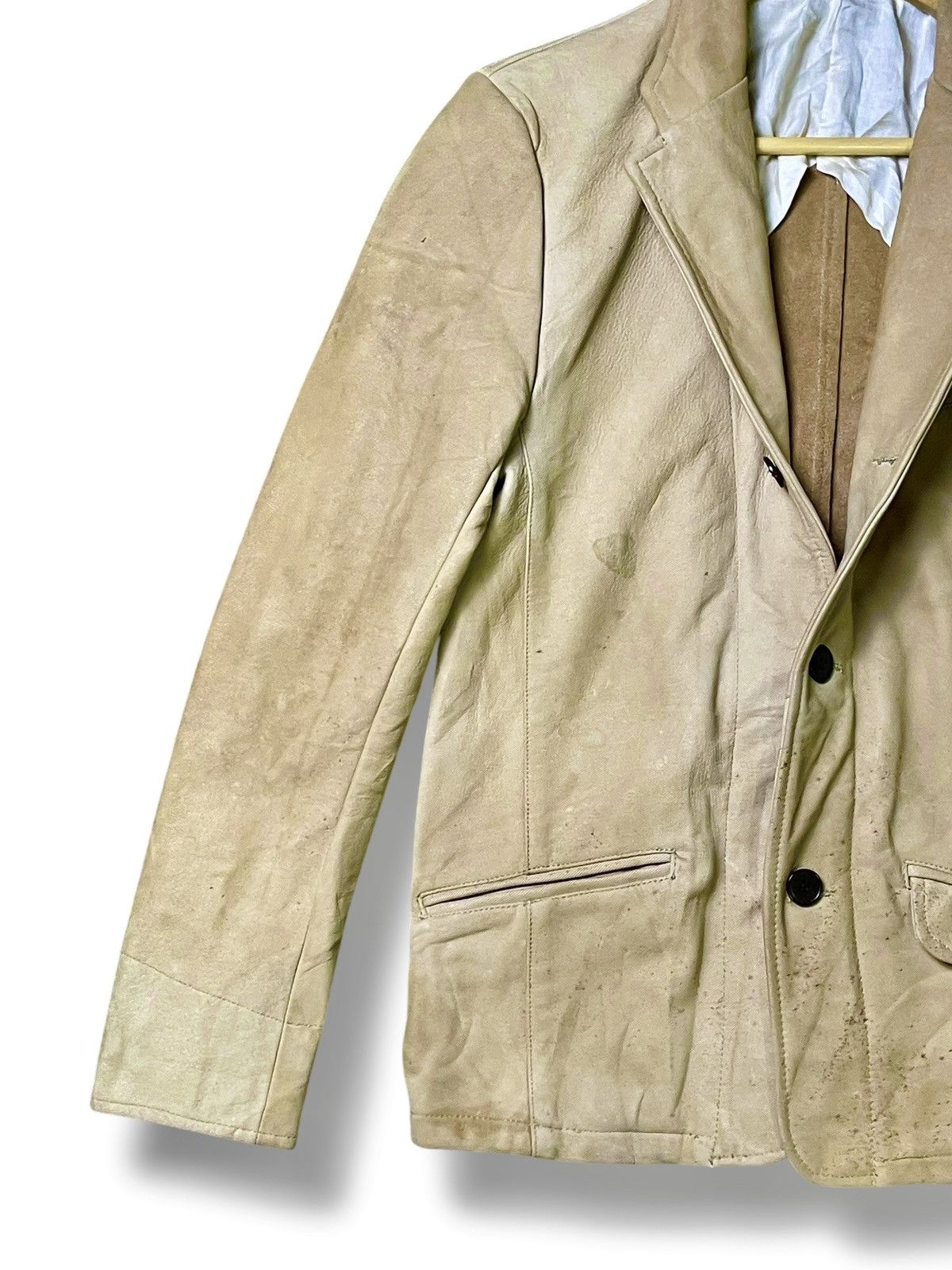 Japanese Brand × Vintage Japanese Brand Shama Leather Suede Coat (48) Size US XS / EU 42 / 0 - 7 Thumbnail