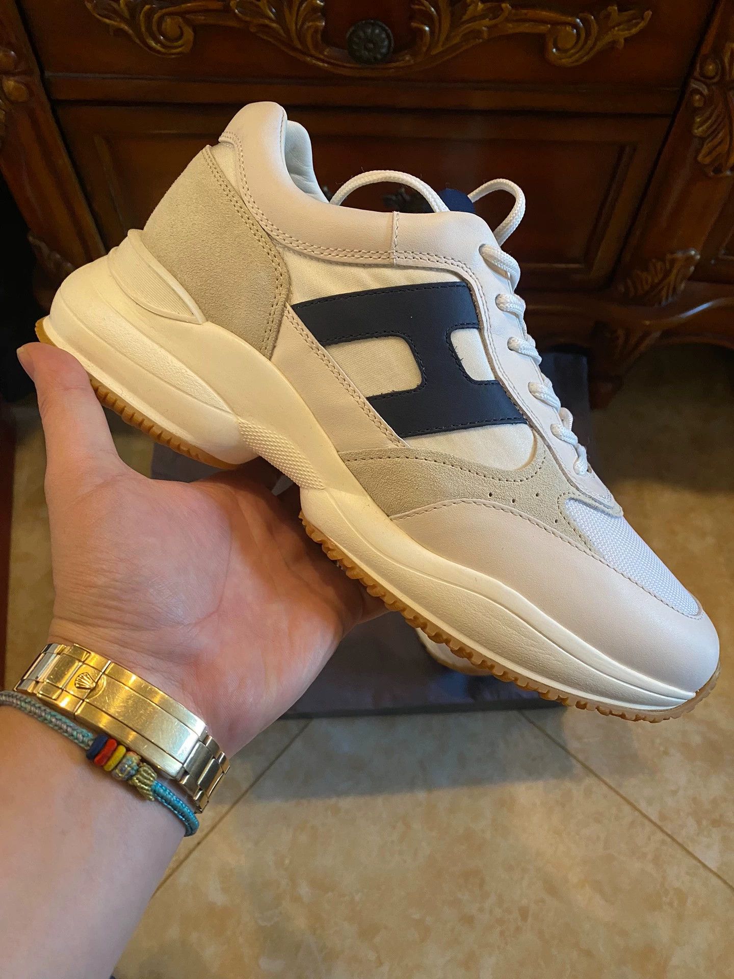 Hogan Hogan Dad Shoe Thick Sole Platform US 7 New Authentic Size US 7 / EU 40 - 1 Thumbnail