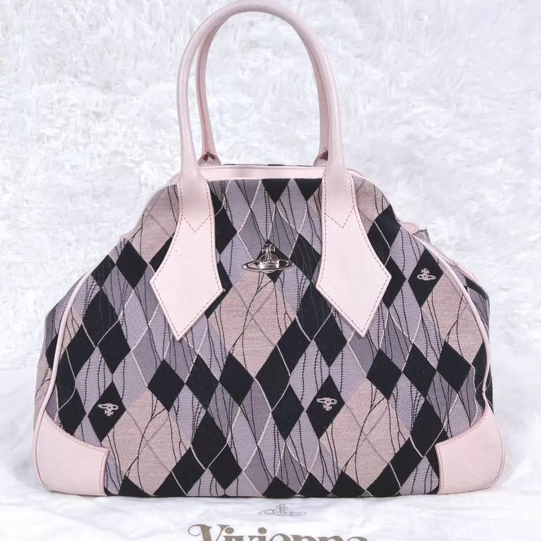 Vivienne Westwood size os Pink diamond bowling bag