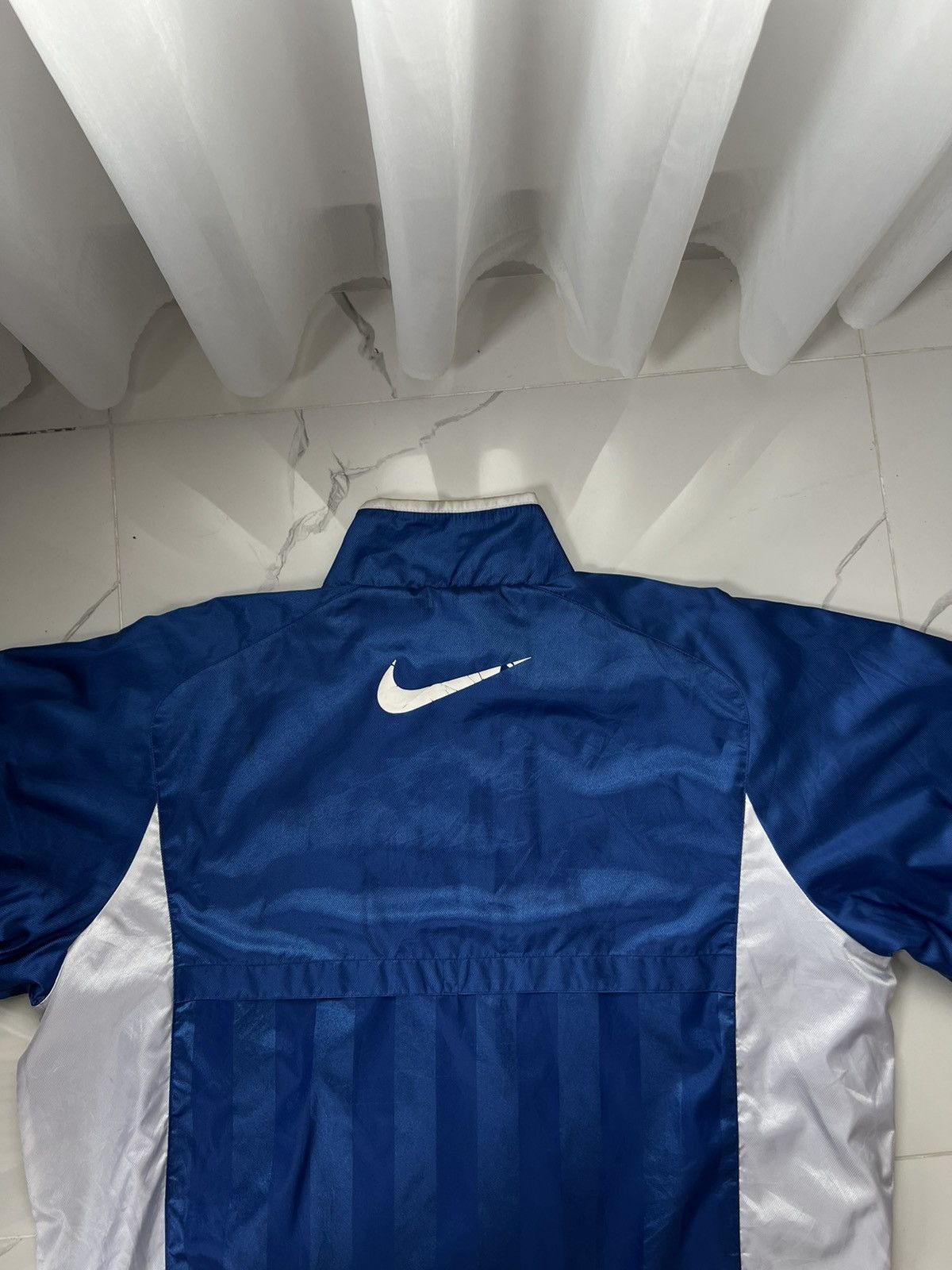 Nike × Vintage 90's NIKE TEAM RARE Y2K TRACK JACKET MULTISWOOSH LOGO Size US XL / EU 56 / 4 - 8 Thumbnail